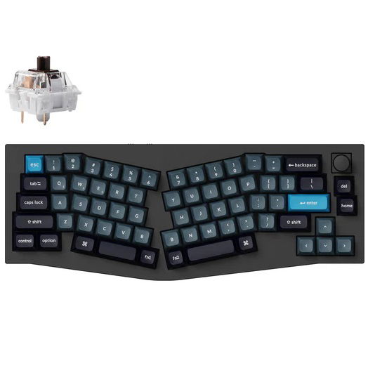 Keychron Q8 Pro 65% Brown Switch Wireless Mechanical Keyboard with Knob