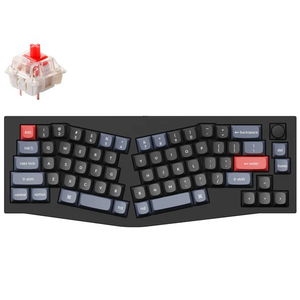 Keychron Q8 65% Red Switch RGB Wired Mechanical Keyboard with Knob - Carbon Black