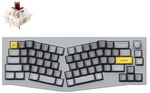 Keychron Q8-N3Z 65% Alice Layout Brown Switch RGB Wired Mechanical Keyboard With Knob - Silver Grey