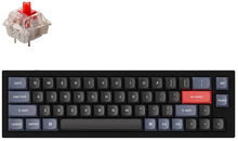 view Keychron Q9-C1 40% Red Switch RGB Wired Mechanical Keyboard - Carbon Black