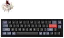 view Keychron Q9-C3 40% Brown Switch RGB Wired Mechanical Keyboard - Carbon Black