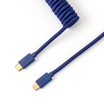 Keychron 136cm Type-C Coiled Aviator Cable - Blue
