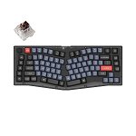 Keychron V10-C3 75% Alice Layout Brown Switch RGB Wired Mechanical Keyboard With Knob - Frosted Black