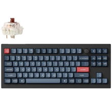 view Keychron V3 Max 80% Brown Switch RGB Wireless Mechanical Keyboard with Knob