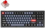 Keychron V3-C1 80% TKL Layout Red Switch RGB Wired Mechanical Keyboard With Knob - Frosted Black