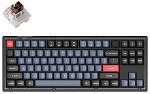Keychron V3-C3 80% TKL Layout Brown Switch RGB Wired Mechanical Keyboard With Knob - Frosted Black
