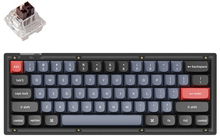 view Keychron V4-A3 60% Brown Switch RGB Wired Mechanical Keyboard - Frosted Black