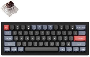 Keychron V4-B3 60% Brown Switch RGB Wired Mechanical Keyboard - Carbon Black
