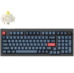 Keychron V5 Max QMK/VIA 100% Banana Switch RGB Wireless Mechanical Keyboard with Knob