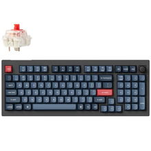 view Keychron V5 Max 96% Red Switch RGB Wireless Mechanical Keyboard with Knob