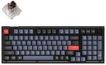 Keychron V5-C3 96% Brown Switch RGB Wired Mechanical Keyboard With Knob - Frosted Black