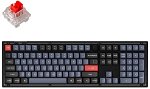 Keychron V6-C1 100% Red Switch RGB Wired Mechanical Keyboard With Knob - Frosted Black