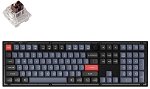 Keychron V6-C3 100% Brown Switch RGB Wired Mechanical Keyboard With Knob - Frosted Black
