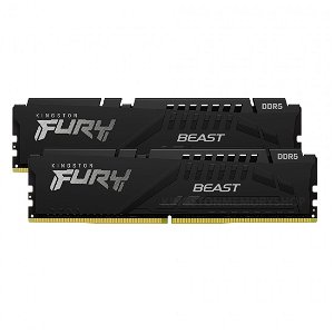 Kingston Fury Beast 32GB  (16GB x2) DDR5 5200MHz Non-ECC CL40 DIMM Memory