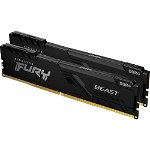 Kingston Fury Beast 16GB 8GB x 2 DDR4 3200MHz DIMM Memory - Black