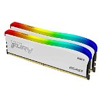 Kingston Fury Beast 32GB (2 x 16GB) DDR4 3600MHz CL18 DIMM Memory - White RGB