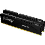 Kingston Fury Beast 16GB 8GBx 2 DDR5 4800MT/s DIMM Memory - Black