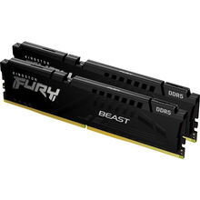 view Kingston Fury Beast 16GB 8GB x 2 DDR5 5200MT/s DIMM Memory - Black