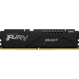 Kingston Fury Beast 16GB DDR5 6000MT/s DIMM Memory - Black