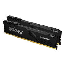 view Kingston Fury Beast 32GB (16GB x2) 3200MHz DDR4 Non ECC DIMM Memory
