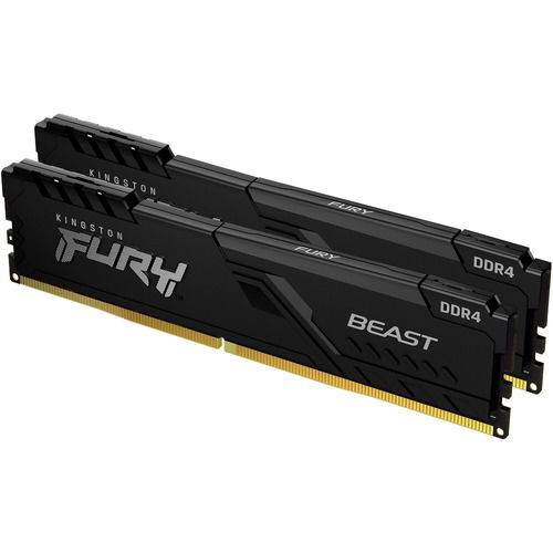 Kingston Fury Beast 32GB 16GB x 2 DDR4 3600MT/s DIMM Memory - Black