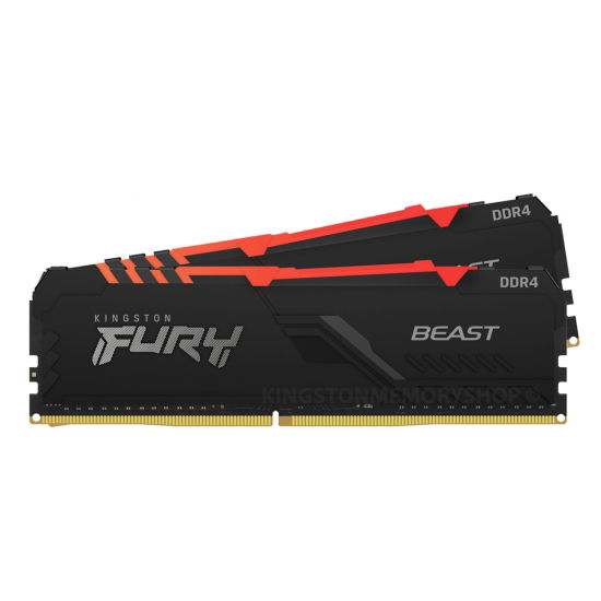 Kingston fury Beast 32GB 16GB x 2 DDR4 3200MHz DIMM Memory - RGB