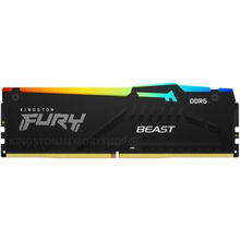 view Kingston FURY Beast 32GB DDR5 6000 MHz CL36 DIMM RGB Memory - (Kit of 2x 16GB)