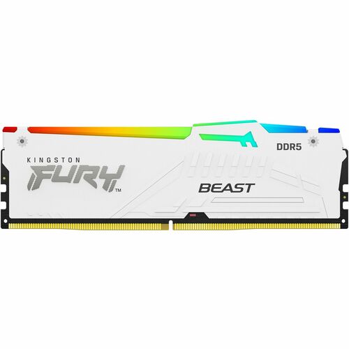 Kingston FURY Beast 32GB DDR5 6000 MHz CL36 DIMM White RGB EXPO Memory - (Kit of 2x 16GB)