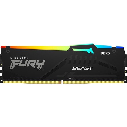 Kingston Fury Beast 8GB DDR5 5200MT/s DIMM Memory - RGB