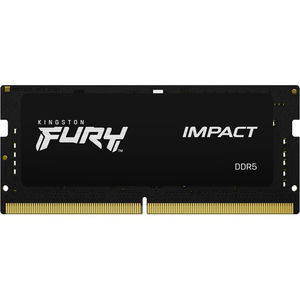 Kingston Fury Impact 16GB DDR5 4800MT/s SODIMM Memory - Black