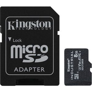 Kingston Industrial SDCIT2 8GB microSDHC Card with Adapter