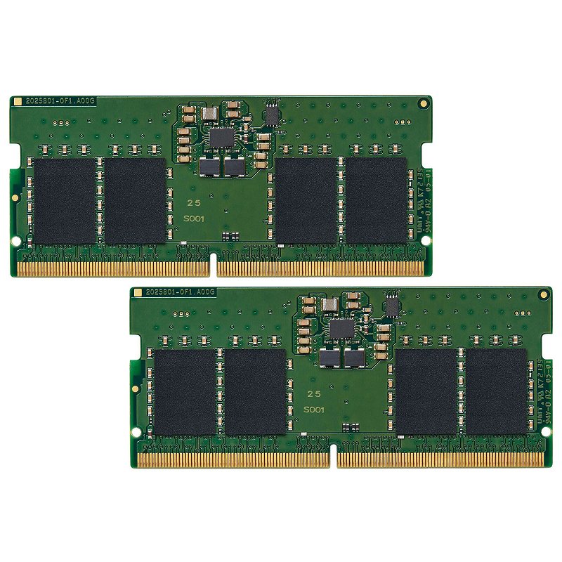 Kingston KCP 32GB DDR5 4800MT/s SODIMM Memory - (Kit of 2 x 16GB)