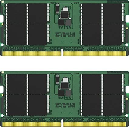 Kingston KCP 64GB DDR5 4800MT/s SODIMM Memory - (Kit of 2 x 32GB)