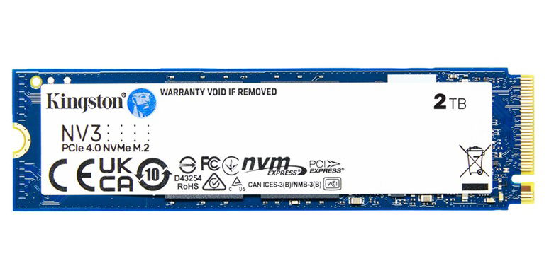 Kingston NV3 2TB PCIe4 NVMe M.2 2280 Solid State Drive