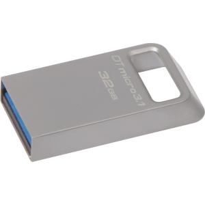 Kingston DataTraveller 32GB USB-A 3.1 Flash Drive - Metallic