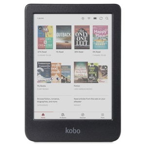 Kobo Clara Colour 6 Inch E Ink Kaleido 1448 x 1072 Dual 2.0 GHz 16GB eReader - Black