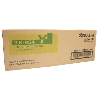Kyocera TK-884Y Yellow Toner Cartridge