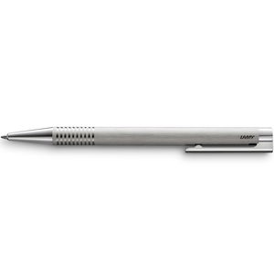 Lamy Logo Brushed Stainless Steel Ballpoint Pen