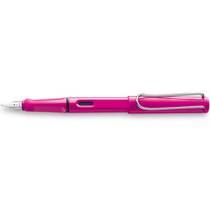 Lamy Safari Shiny Pink Medium Nib Fountain Pen