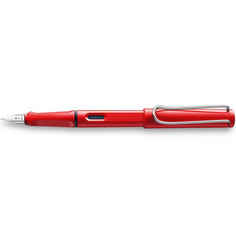 Lamy Safari Shiny Red Medium Nib Fountain Pen