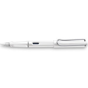 Lamy Safari Shiny White Medium Nib Fountain Pen