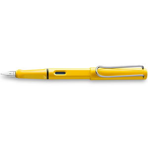 Lamy Safari Shiny Yellow Broad Nib Fountain Pen