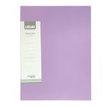 Ledah A4 Pastels Display Book Purple - 20 Pocket