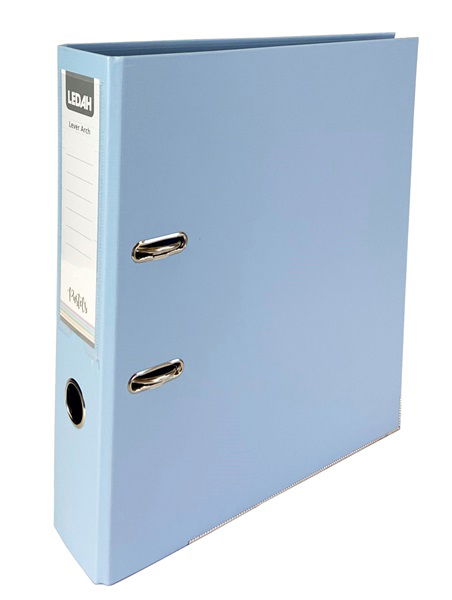 Ledah Pastels A4 Lever Arch Binder - Blue