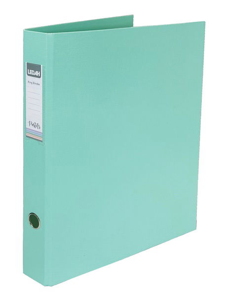 Ledah Pastels A4 Ring Binder - Green