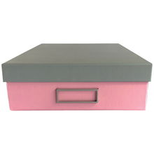 view Ledah Pastels A4 Storage Box - Pink