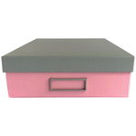 Ledah Pastels A4 Storage Box - Pink