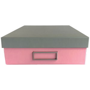 Ledah Pastels A4 Storage Box - Pink