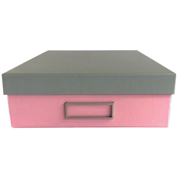 Ledah Pastels A4 Storage Box - Pink