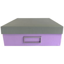 view Ledah Pastels A4 Storage Box - Purple